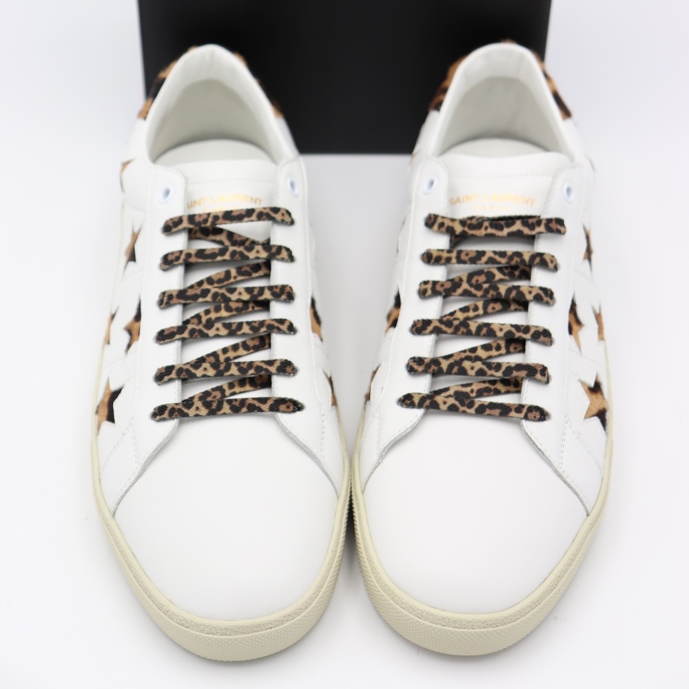 Saint Laurent Court Classic SL/06 Leopard Sneakers - Picture 2 of 8